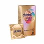Durex - Préservatifs Nude Extra Lubrification - 8 Préservatifs Homme Ultra Fins et Extra Lubrifiés