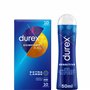 Durex - Lot de Préservatifs et Lubrifiant - 1 Boîte de Préservatifs Confort XXL x10 - Gel Lubrifiant Sensitive 50ml (Comfort XXL