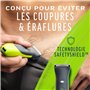 Veet Men Total ProTM* Tondeuse Intime Pour Homme - Rasoir électrique Multi-Usage pour Aine, Barbe et Corps – Chargeur USB – 100%