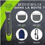 Veet Men Total ProTM* Tondeuse Intime Pour Homme - Rasoir électrique Multi-Usage pour Aine, Barbe et Corps – Chargeur USB – 100%