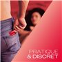 Durex - Lot de 24 Préservatifs Sexy Fraise - Extra Lubrifié Saveur Fraise - 2 x12 Préservatifs