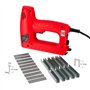 Agrafeuse cloueuse électrique 220-240V~ 50Hz 1000 agrafes et 500clous - pour les Projets de Bricolage en Ameublement