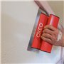 Lames à Lisser plaquiste - Coffret lames 0.35mm et 0.5mm - Acier inoxydable - Perche extensible - Lames souples et rigides