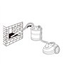 Bidon vide cendre 20 litres