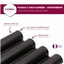 Gobel 258130 Plaque à Tuiles Bombées Anti-Adhérent 35*24 cm, Noir