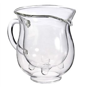Pot à Lait Tasse à crème en verre Double couche 250ml
