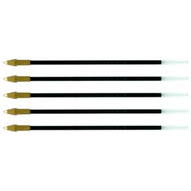 BIC Lot de 5 Recharges pour Stylo bille CRISTAL Pointe Moyenne 1 mm Bleu
