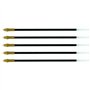 BIC Lot de 5 Recharges pour Stylo bille CRISTAL Pointe Moyenne 1 mm Bleu