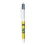BIC - 1 Coffret de 3 Stylos 4 Couleurs Classiques - Décors Super Mario Bros Assortis - Pointe Moyenne : 1 mm - 3 Décors Différen