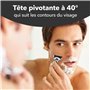 BIC Hybrid 5 Flex Recharges - 8 Recharges de Rasoir Homme à 5 Lames Nanotech en Titane avec Bande Lubrifiante pour un Rasage Pré
