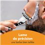 BIC Hybrid 5 Flex Recharges - 8 Recharges de Rasoir Homme à 5 Lames Nanotech en Titane avec Bande Lubrifiante pour un Rasage Pré