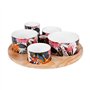 Table Passion - Service apéritif 6 pièces Taiana 31 cm