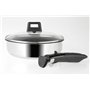 Sitram 714263 Sauteuse Arpège Inox Ø 24 cm - Manche amovible SITRAMOVIBLE