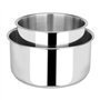 Sitram 715071 Lot de 2 Casseroles Inox Ø 16-20 cm Gamme ARPEGE - Revêtement intérieur anti-adhésif sans PFOA + manche amovible -