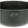 Sitram 715402 Faitout Aluminium pressé Ø24cm H10,5cm - Revêtement intérieur anti-adhésif sans PFOA - Coloris Noir - Couvercle Va