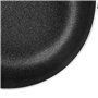 Sitram 715402 Faitout Aluminium pressé Ø24cm H10,5cm - Revêtement intérieur anti-adhésif sans PFOA - Coloris Noir - Couvercle Va