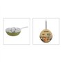 Sitram 715705 Sauteuse Aluminium Recyclé Ø 24 cm H 7 cm Vert Metallisé Revêtement intérieur sans PFOA - Manche en Inox Riveté, C