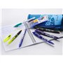 PILOT - 3 Surligneurs Frixion Light - Surligneurs effaçables aux couleurs fluos - Jaune - Pointe biseautée pour tracé fin ou plu