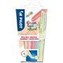 Pilot FriXion Light Natural - 1 Etui de 6 Surligneurs Effaçables Naturels Rose