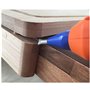 Cléopâtre LOTPOPCMAX-1 Pistolet à colle professionnel - pour Bricolage et Réparations ou Décoration et Artisanat - Inclus 24 rec