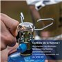 Campingaz Bleuet Micro Plus, réchaud 1 brûleur pour camping et festivals, manipulation simple, Bleu