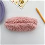 RASILI Trousses à Crayons Lambswool Pencil Case for Office Pen Pouch Plush Zipper Make Up Bag Organizer Cute School Supplies Sta