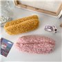 RASILI Trousses à Crayons Lambswool Pencil Case for Office Pen Pouch Plush Zipper Make Up Bag Organizer Cute School Supplies Sta