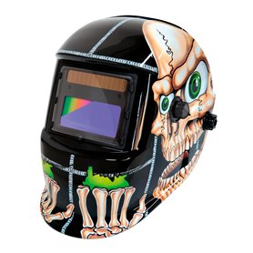 GYS - Masque de soudage LCD VENUS 3/9-13 G Bones True Color - teinte 3/9>13 - champ de vision 92x42mm - assombrissement auto 0