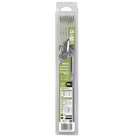 GYS - 14 Électrodes enrobées inox 308L Ø 2
