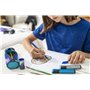 Maped - Taille-Crayons Canette En Métal Avec 1 Trou Pour Crayons Standards - Taille-Crayon Avec Réservoir - Décor Nightfall - Em