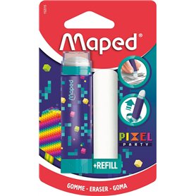 Maped - Gomme blanche Pixel Party - Gomme Rétractable