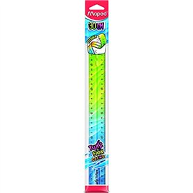 Maped Twist and Flex Règle décorative Couleurs assorties 30 cm
