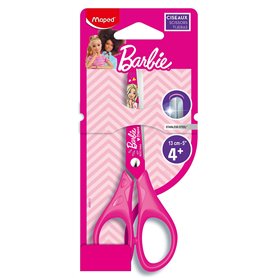Maped - Ciseaux Barbie - Ciseaux Ergonomiques - Ciseaux bouts ronds- Licence Barbie Officielle