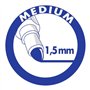 Maped – 4 Marqueurs fins effaçables Marker’Peps - Feutres fins effaçables à sec Barbie- Ardoises et Tableaux Blancs - 4 couleurs