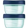 Maped Picnik - Pot à Sauce Origins x 2 - Étanche - Contenance 40ml - Compatible avec Bol à Déjeuner Origins - 2 Pots, Couleur Bl