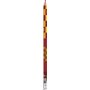 Maped - Set de Papeterie Gryffondor 4 Pièces - 1 Règle Transparente 15cm + 1 Taille-Crayons 1 Trou + 1 Gomme + 1 Crayon Papier H