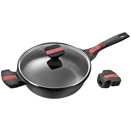 Pradel Excellence - Sauteuse 28 cm + poignée amovible - Tous feux et induction - Sans PFOA - 335