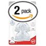 NUK Tétines Silicone Taille 0-6 mois Lait épaissi - Taille L - Pack de 2