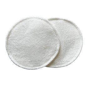Tigex Coussinets d’allaitement lavables | Coton et bambou doux | Pochette en coton bio | Lot de 6