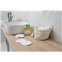 Tigex Coussinets d’allaitement lavables | Coton et bambou doux | Pochette en coton bio | Lot de 6