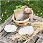 Tigex Coussinets d’allaitement lavables | Coton et bambou doux | Pochette en coton bio | Lot de 6