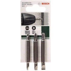 Bosch Accessories 2609255959 Set de 3 embouts de tournevis doubles 1 x plat 4