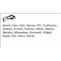Bosch Accessories 2608664623 Coffret de 6 Lames plongeantes Starlock (pour Bois, métal et Multi matériaux, Outils Multifonctions