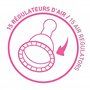 dBb Remond Tétine NN -Nouveau-né- antiaérophagique en silicone, Régulateurs d’air limitent les coliques du nourrisson, Débit rég