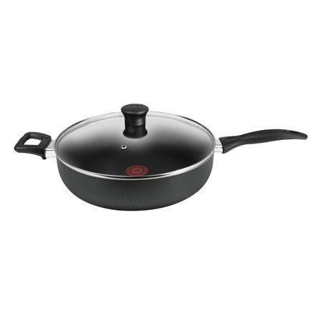 Tefal Entretien Facile 30cm Jumbo Sauteuse Poêle avec Couvercle en Verre