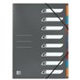 OXFORD Trieur Standard 8 Compartiments A4 Couverture Polypro Coloris Assortis