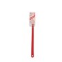 Fackelmann 32900 Spatule de pâtisserie, Marysette Plastique 25cm, résine, Blanc et Manche Rouge, 25 cm