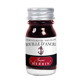 Jacques Herbin 11558T - Encre d'écriture et de dessin - Stylo-plumes et stylos roller - Rouille d'ancre - 10 ml - Fabriqué en Fr