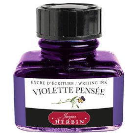 Jacques Herbin 13077T - Un flacon d'encre 30 ml pour stylo-plumes et stylos roller