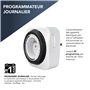TIBELEC Programmateur Tempo pour Appareils Electriques 48 Programmes pour Aquariophilies - Blanc 562220